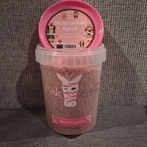 Pink Zebra Nutcracker Spice Bath Sprinkles - Pink and Brown